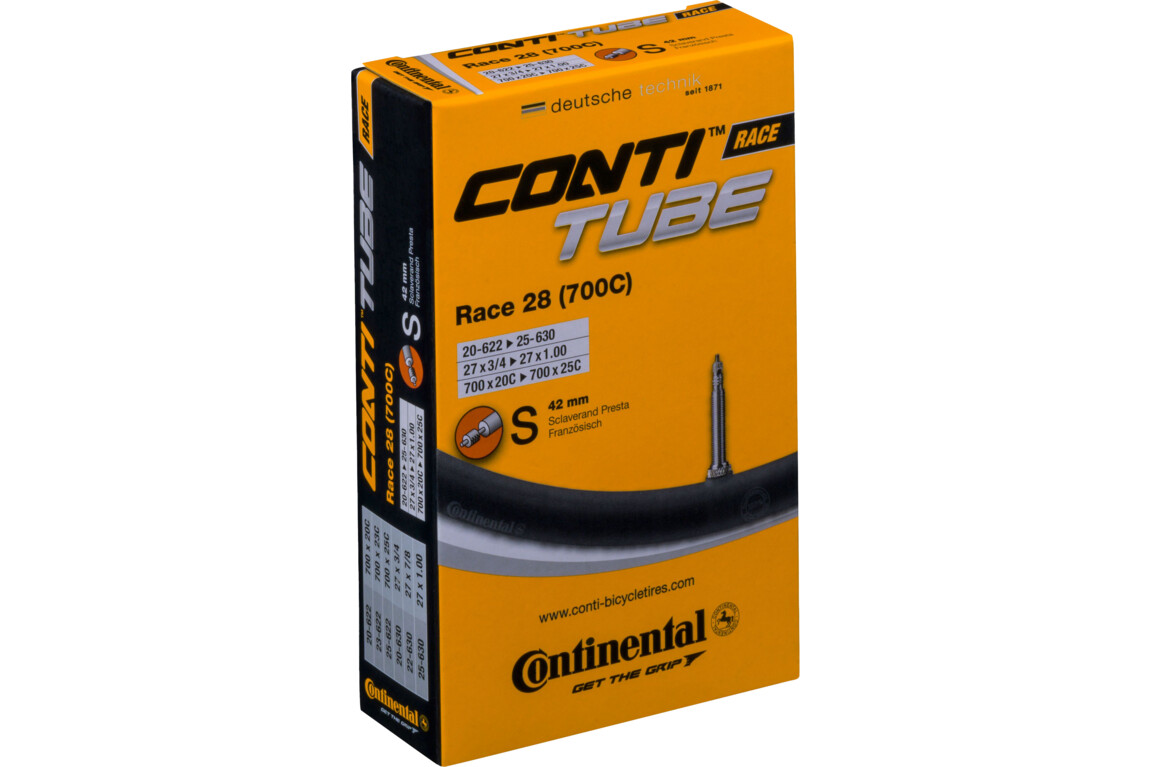 CONTINENTAL Fahrradschlauch RACE 28 SV