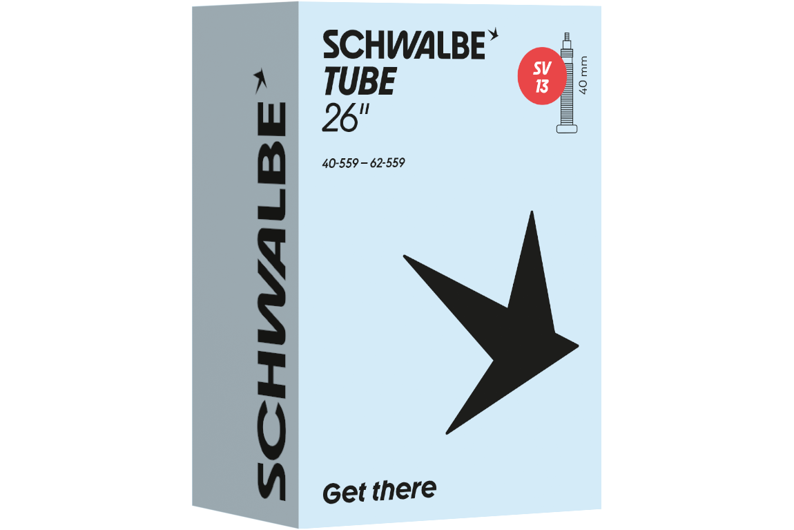 Schwalbe Fahrradschlauch Nr. 13 26" 40/62-559 SV (Sclaverand/Presta)