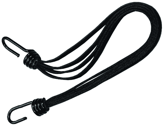 Spanngummi flach 4-fach 2 Haken 65 cm